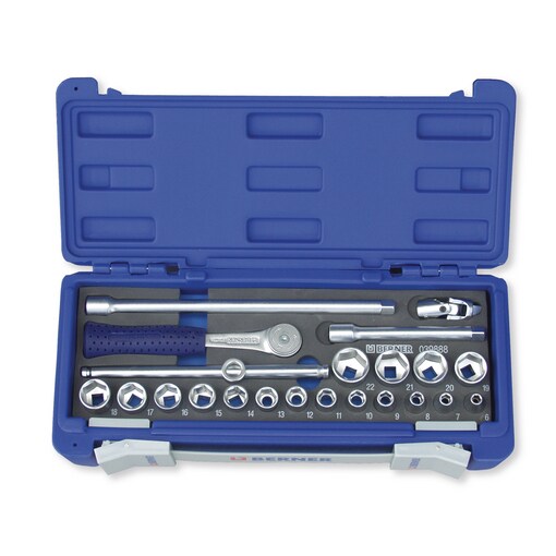 jogo de chaves 3/8 em smartbox 22 peças ESP